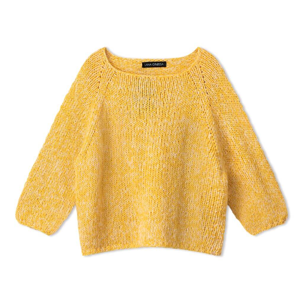 Lana Grossa Pattern Kurzarmpulli mit Raglanpasse Strickanleitung - Lana Grossa (Heft) bei bei bei bei bei bei Lieblingsgarn