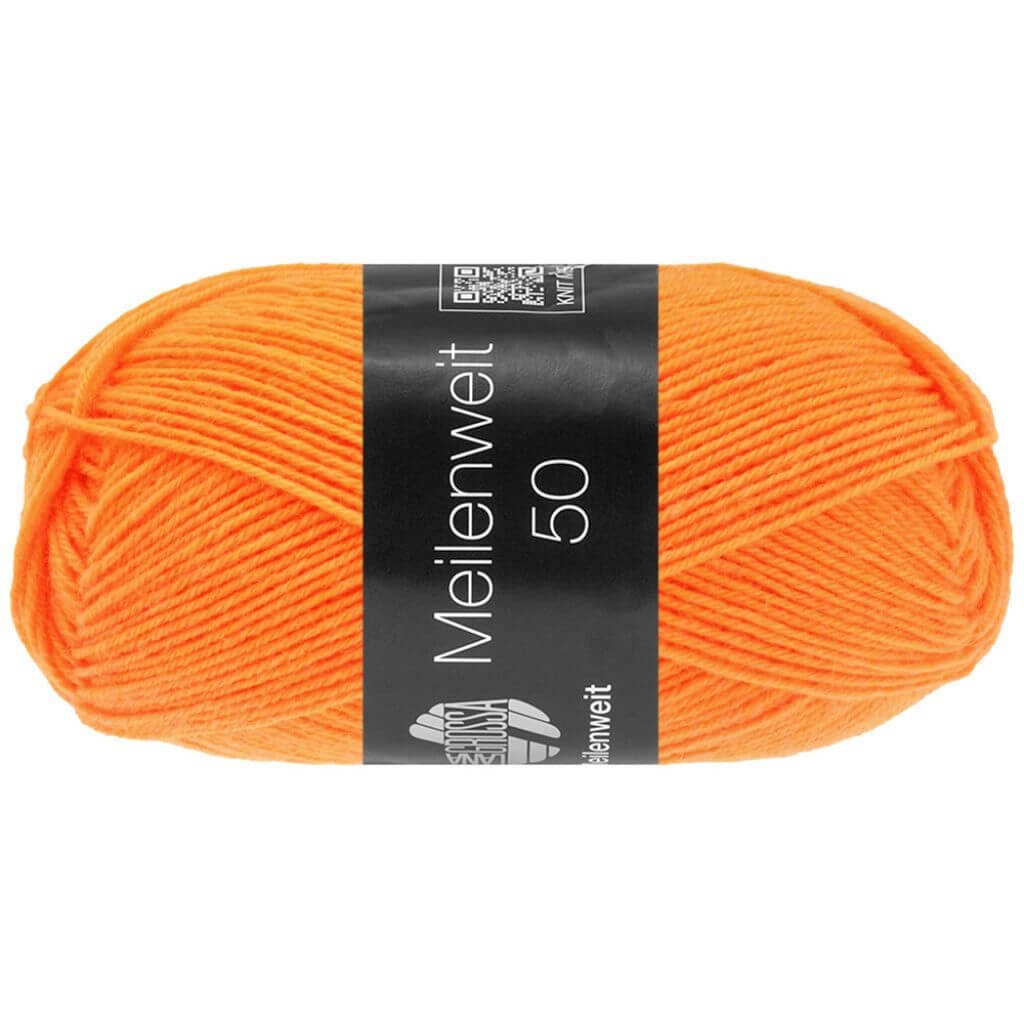 Lana Grossa 1422 - Orange Lana Grossa Meilenweit 50 Lieblingsgarn