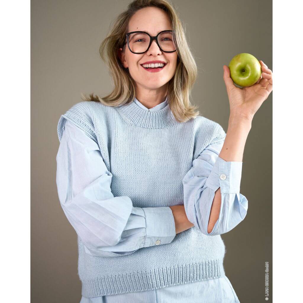 Lana Grossa Pattern Feinstrick Pullunder mit Rundhals Strickanleitung - Lana Grossa (Heft) bei bei bei bei Lieblingsgarn