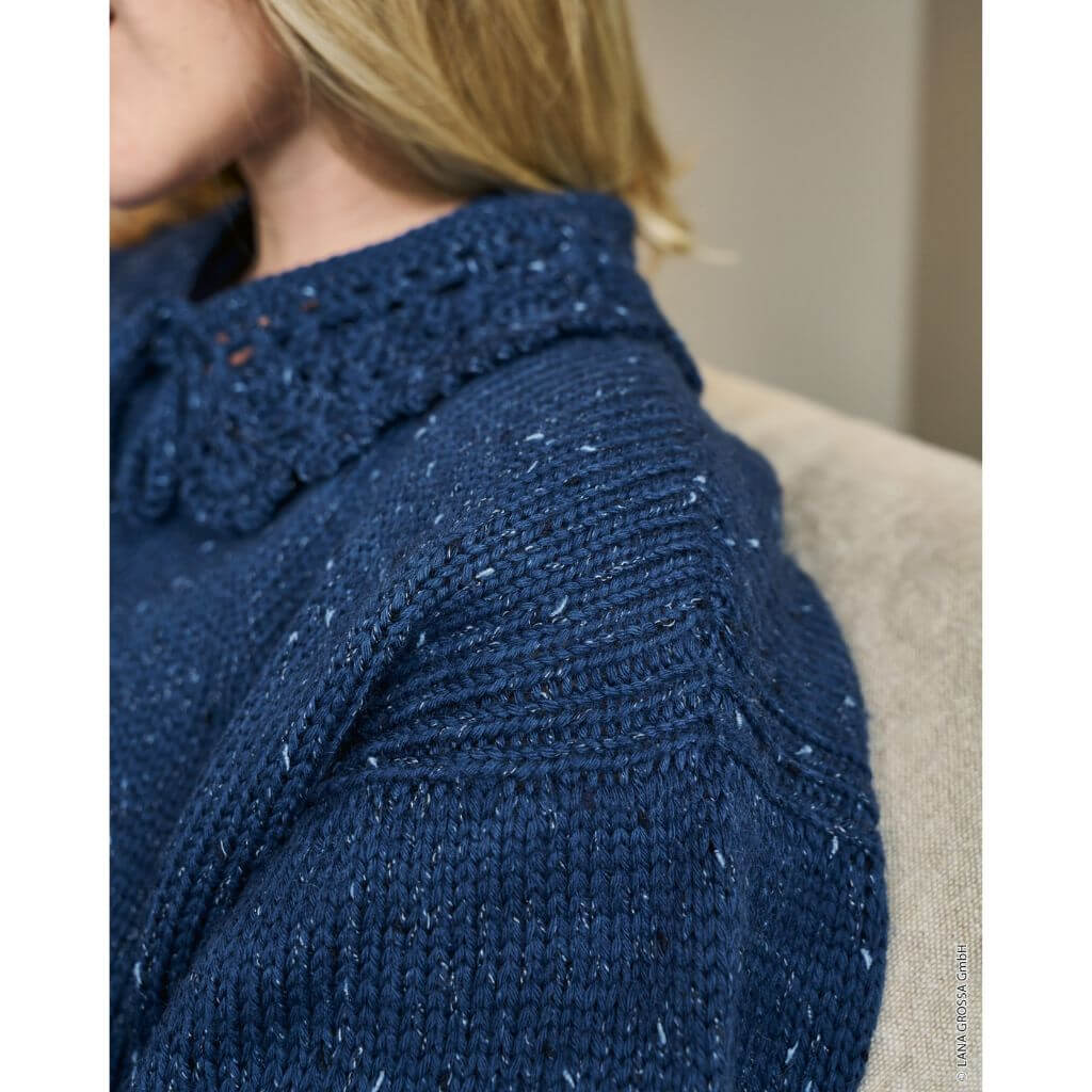 Lana Grossa Pattern Raglanpullover mit Stehkragen Strickanleitung - Lana Grossa (Heft) Lieblingsgarn