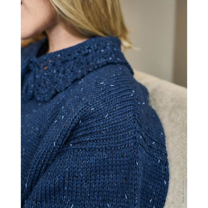 Lana Grossa Pattern Raglanpullover mit Stehkragen Strickanleitung - Lana Grossa (Heft) Lieblingsgarn