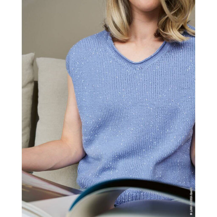 Lana Grossa Pattern Pullunder mit V-Ausschnitt Strickanleitung - Lana Grossa (Heft) Lieblingsgarn