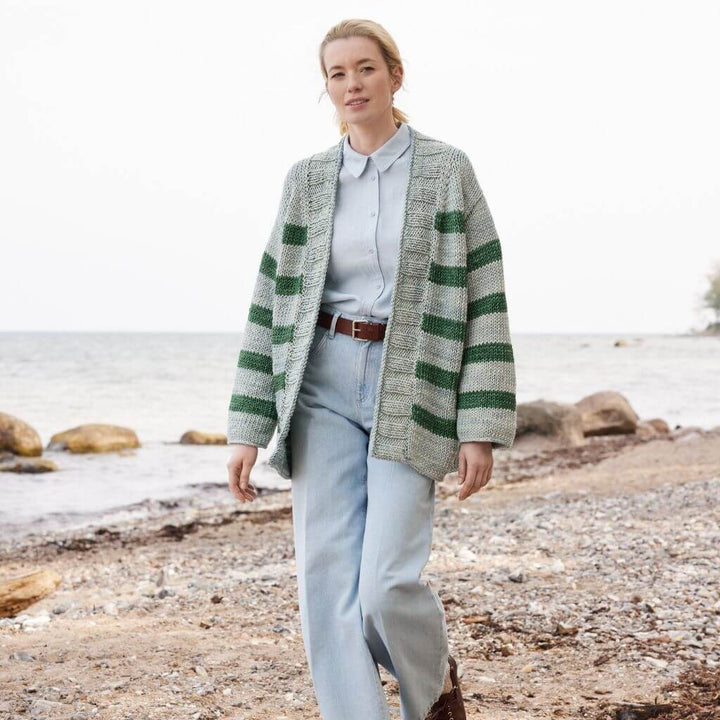 Lana Grossa Top Down Streifenjacke Strickanleitung - Lana Grossa (Heft) bei bei bei bei bei bei bei bei bei Lieblingsgarn