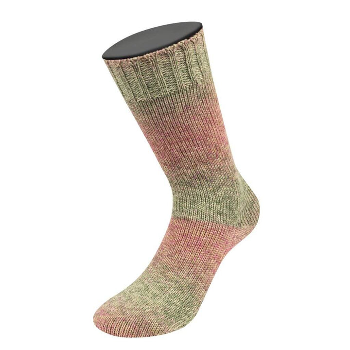Lana Grossa 7232 - Pastell-/Graugrün/Hellbeige/Beige/Pink Lana Grossa Meilenweit 100 Merino Extrafein Shades Lieblingsgarn
