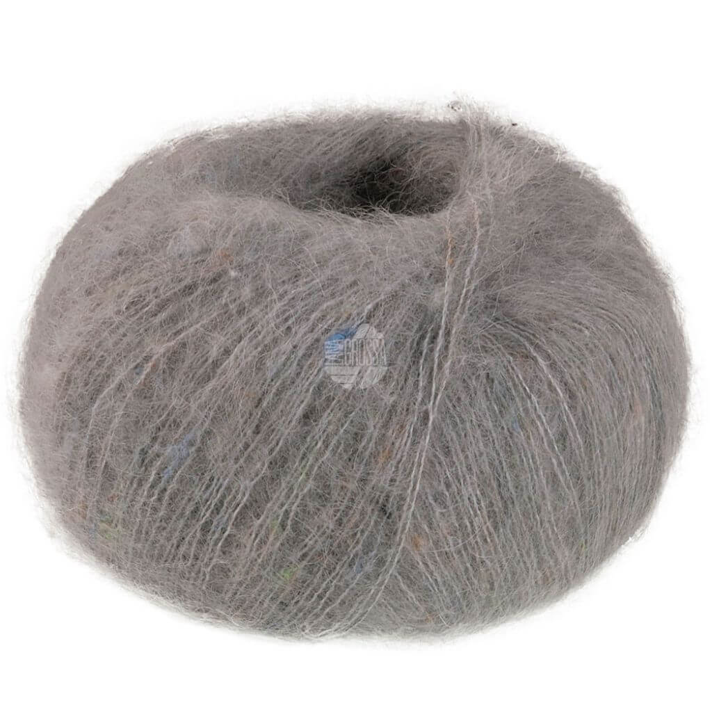 Lana Grossa 636 - Mausgrau Lana Grossa Natural Superkid Tweed Lieblingsgarn