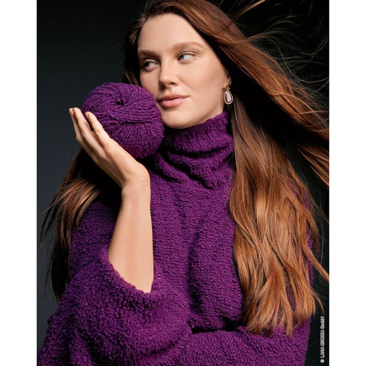 Lana Grossa Pattern Pullover mit Trompetenärmeln Strickanleitung - Lana Grossa (Heft) Lieblingsgarn