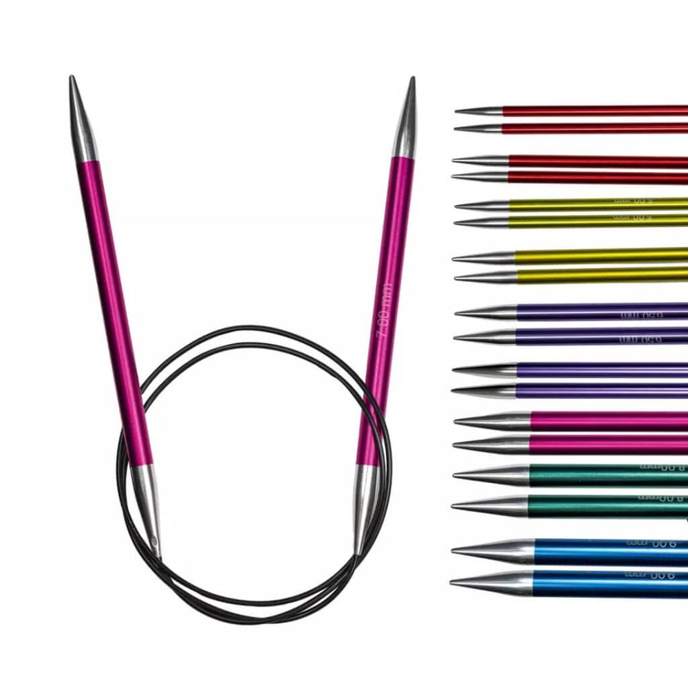 Lana Grossa Lana Grossa Rundstricknadel-Set Rainbow Alu Lieblingsgarn