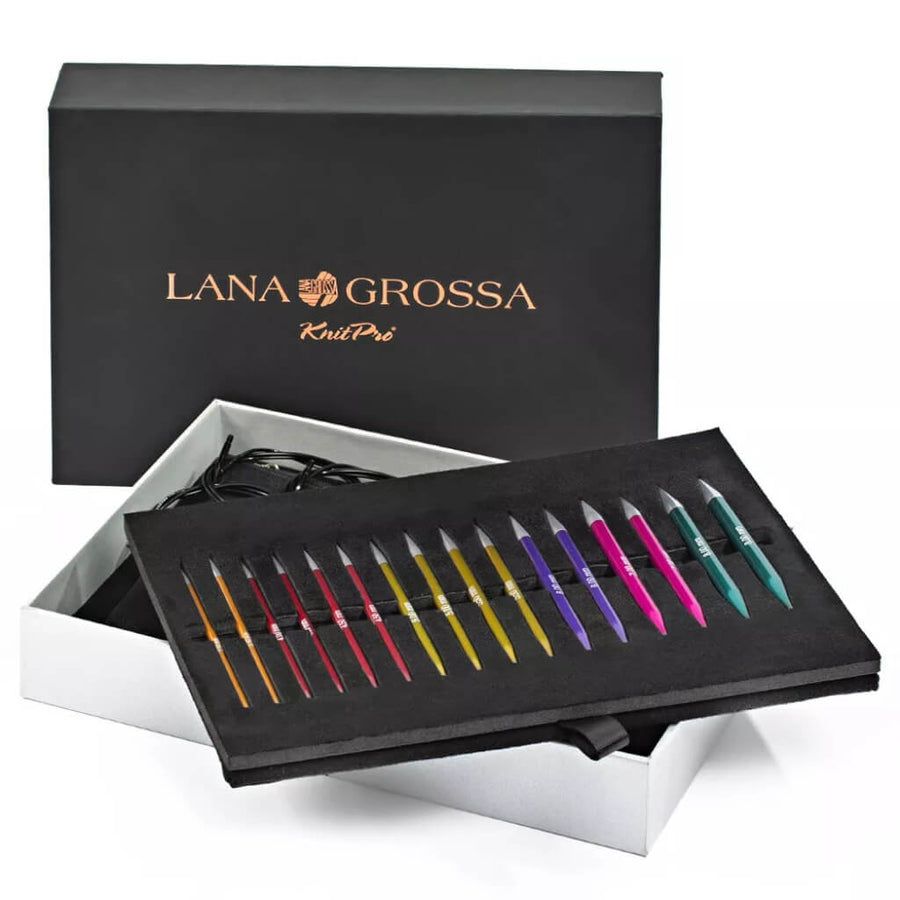 Lana Grossa Lana Grossa Rundstricknadel-Set Rainbow Alu Lieblingsgarn