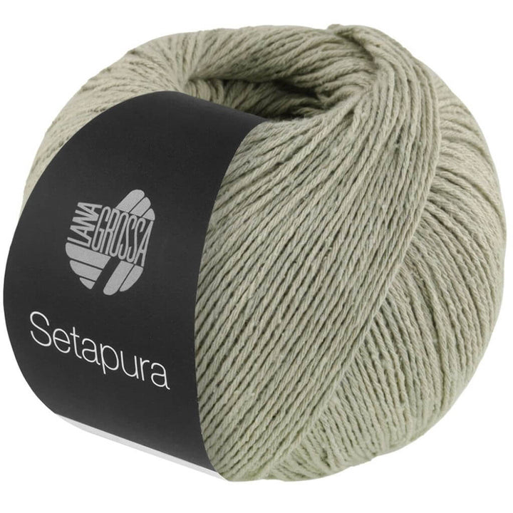 Lana Grossa 14 - Teegrün Lana Grossa Setapura 50g Lieblingsgarn