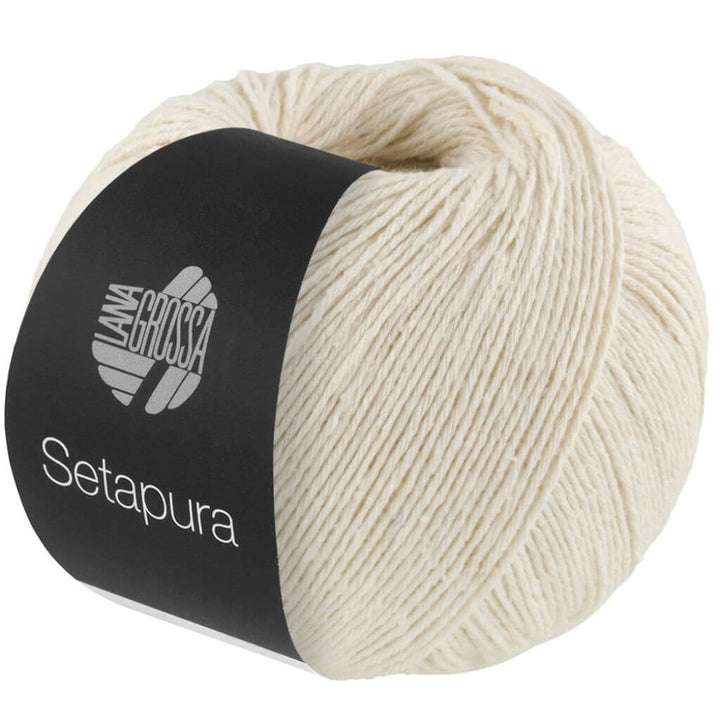 Lana Grossa 15 - Creme Lana Grossa Setapura 50g Lieblingsgarn