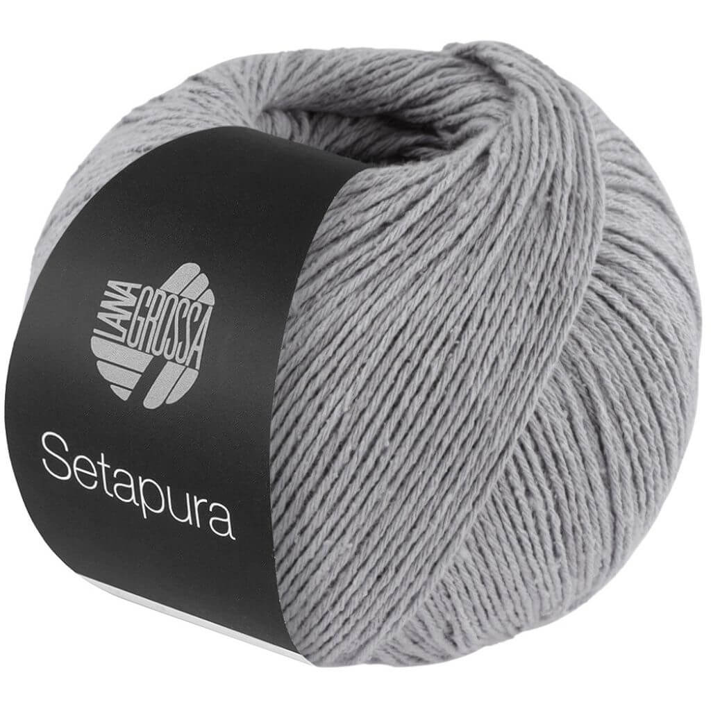 Lana Grossa 20 - Eisgrau Lana Grossa Setapura 50g Lieblingsgarn