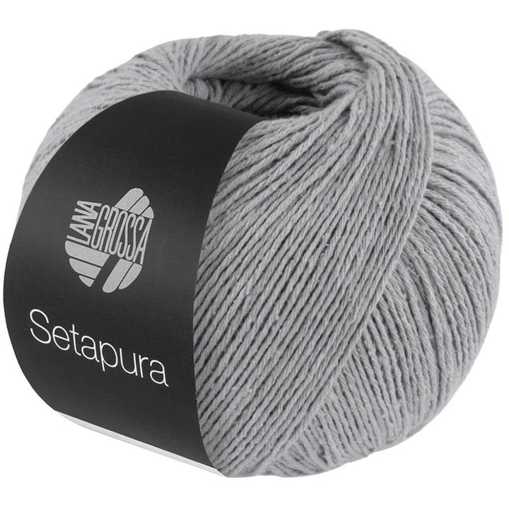 Lana Grossa 20 - Eisgrau Lana Grossa Setapura 50g Lieblingsgarn