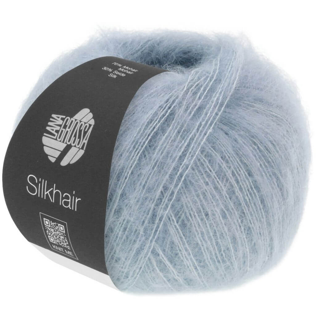 Lana Grossa 196 - Graublau Lana Grossa Silkhair Lieblingsgarn