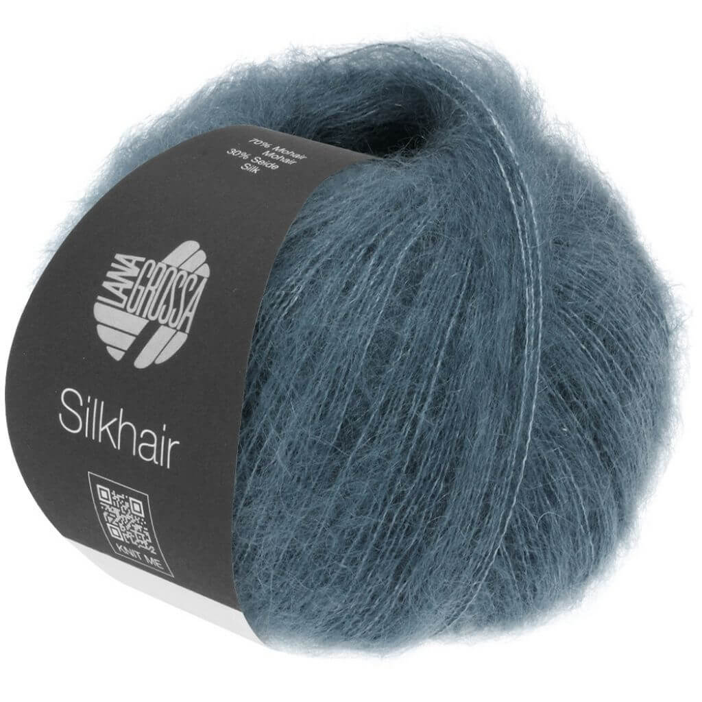 Lana Grossa 202 - Rauchblau Lana Grossa Silkhair Lieblingsgarn
