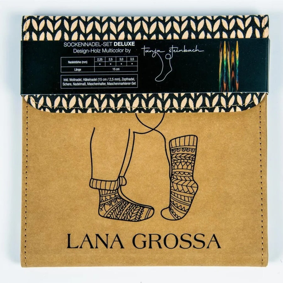 Lana Grossa Lana Grossa Sockennadel-Set Deluxe Holz Lieblingsgarn