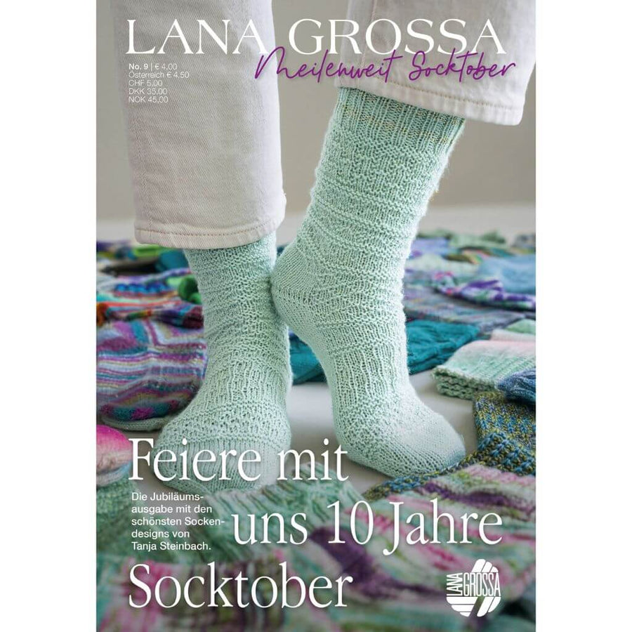 Lana Grossa Heft - Meilenweit Soctober Nr. 9 – Produktansicht bei bei bei bei bei bei bei bei bei bei bei bei Lieblingsgarn