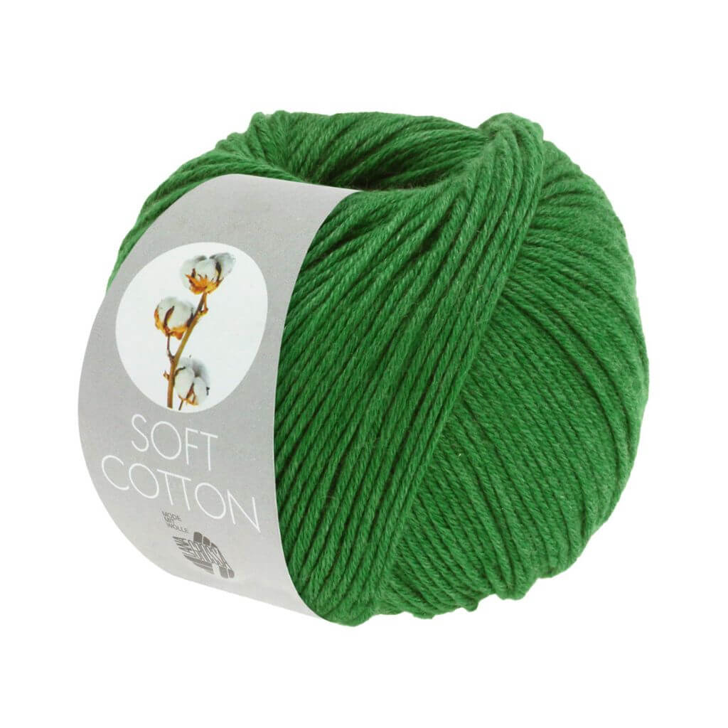 Lana Grossa 51 - Jadegrün Lana Grossa Soft Cotton 50 g Lieblingsgarn