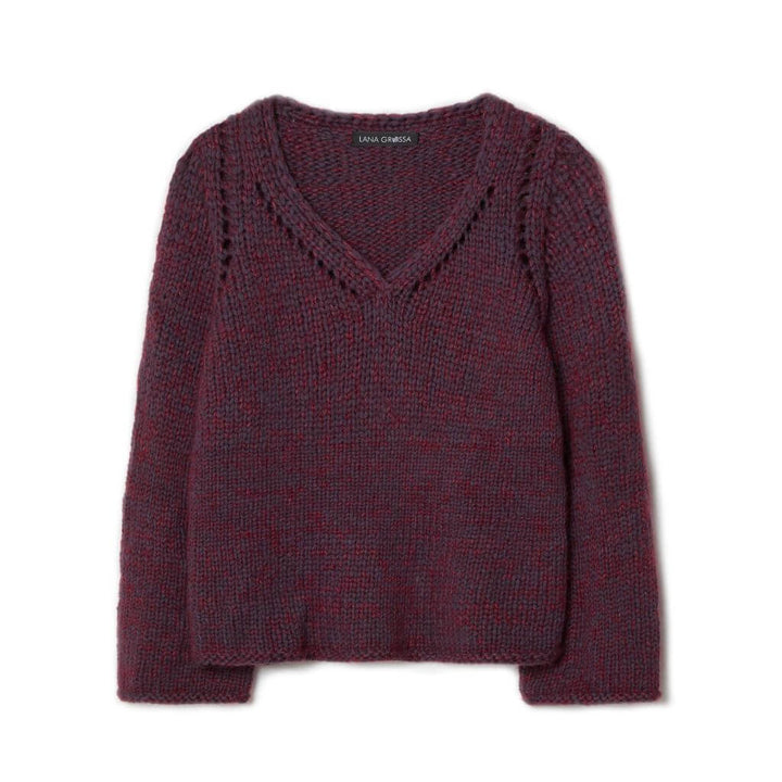 Lana Grossa V-Neck Pullover Strickanleitung - Lana Grossa (Heft) bei bei bei bei bei bei bei bei bei bei bei Lieblingsgarn