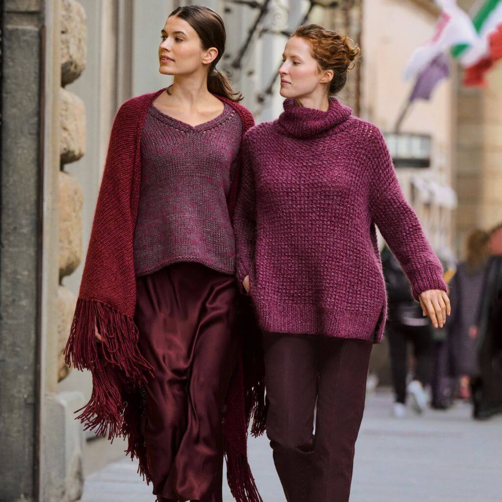 Lana Grossa V-Neck Pullover Strickanleitung - Lana Grossa (Heft) bei bei bei bei bei bei bei bei bei bei bei Lieblingsgarn