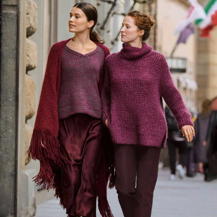 Lana Grossa V-Neck Pullover Strickanleitung - Lana Grossa (Heft) bei bei bei bei bei bei bei bei bei bei bei Lieblingsgarn