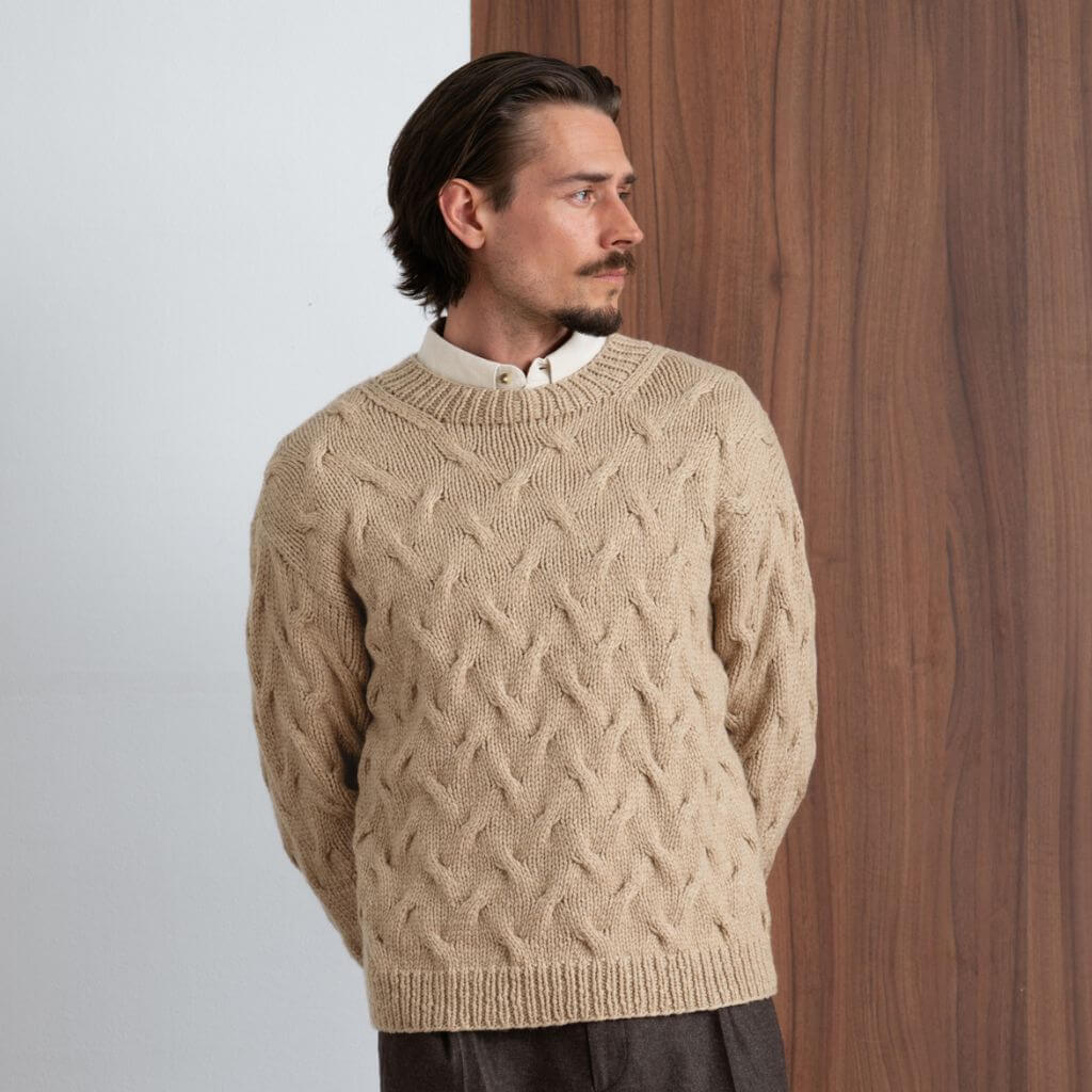 Lana Grossa Zopfmuster Pullover Strickanleitung - Lana Grossa (Heft) bei bei bei bei bei bei bei bei bei bei Lieblingsgarn