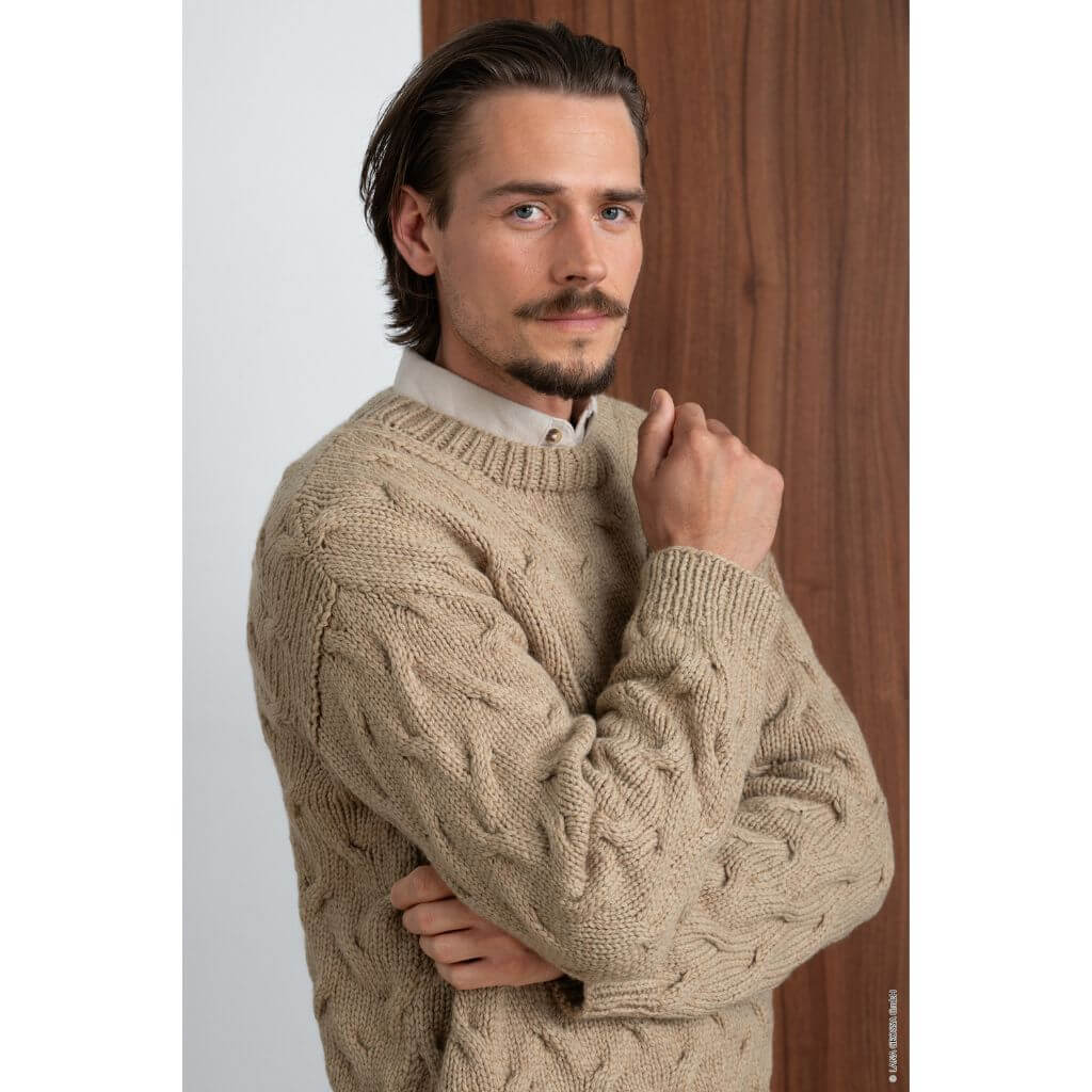 Lana Grossa Zopfmuster Pullover Strickanleitung - Lana Grossa (Heft) bei bei bei bei bei bei bei bei bei bei Lieblingsgarn