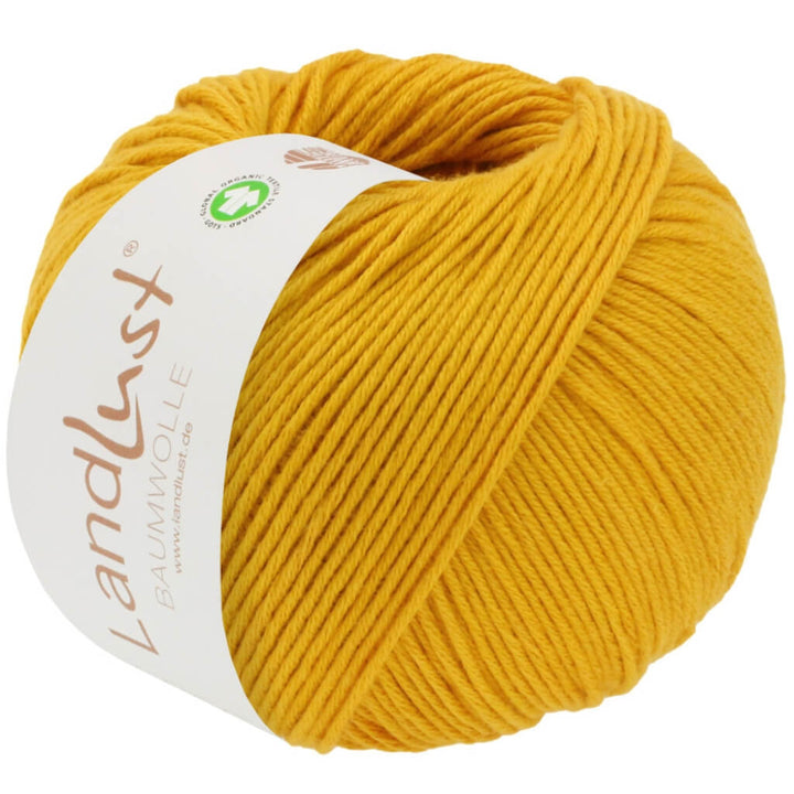 Lana Grossa 6 - Goldgelb Lana Grossa Landlust Baumwolle GOTS Lieblingsgarn