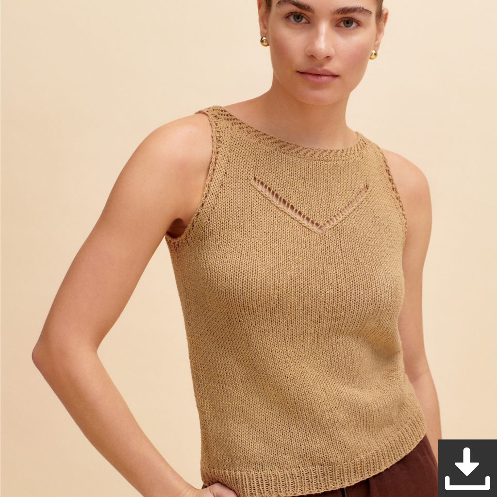 Lana Grossa Pattern Luftiges Top Strickset - Lana Grossa (PDF) bei bei bei bei bei bei bei bei bei bei bei Lieblingsgarn