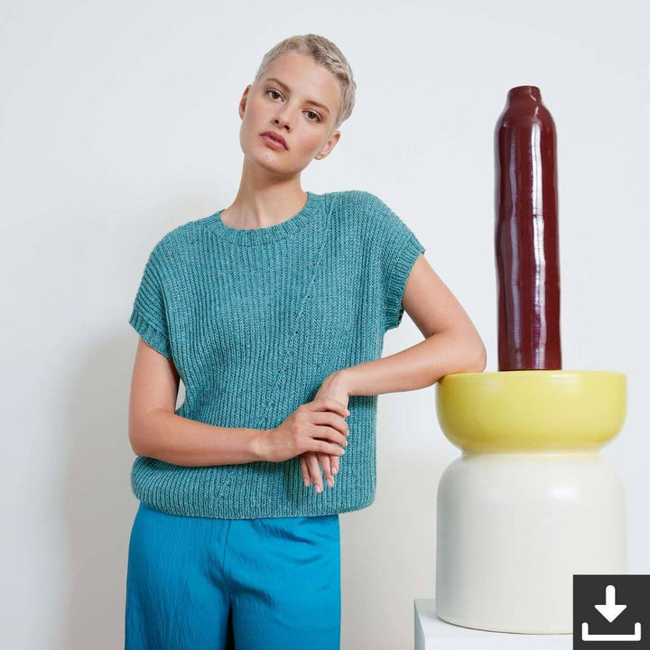 Lang Yarns Pullunder Kora Strickanleitung - Lang Yarns (PDF) bei bei bei bei bei bei bei bei bei bei Lieblingsgarn