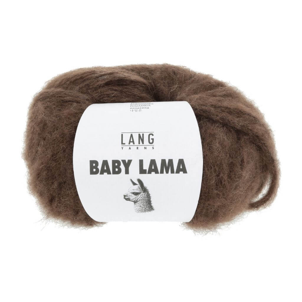Lang Yarns 168 - Braun Lang Yarns Baby Lama Lieblingsgarn