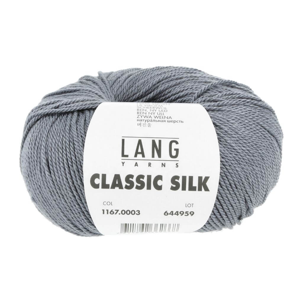 Lang Yarns 003 - Hellgrau Lang Yarn Classic Silk Lieblingsgarn