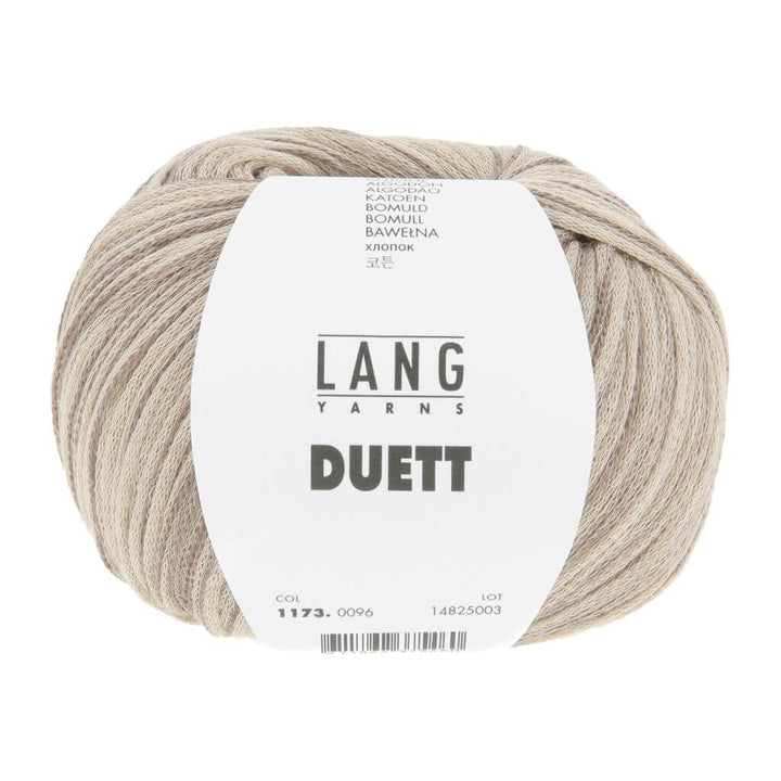 Lang Yarns 096 - Graubraun/Beige Lang Yarns Duett 50g Lieblingsgarn