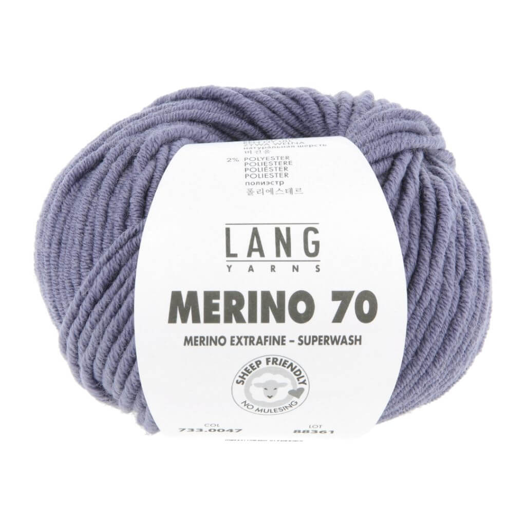 Lang Yarns 047 - Periwinkle Lang Yarns Merino 70 50g Lieblingsgarn