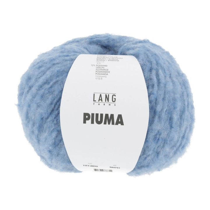 Lang Yarns 022 - Blau Lang Yarns Piuma Lieblingsgarn