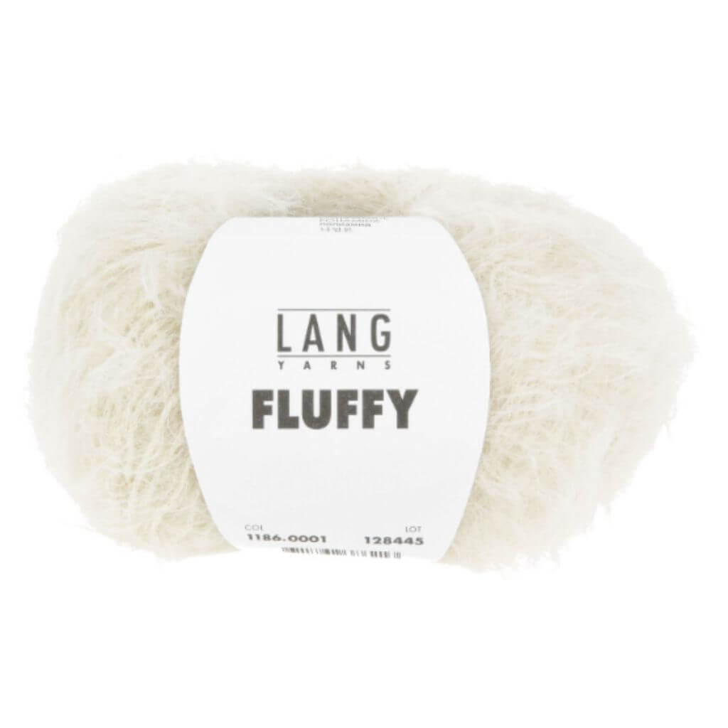 Lang Yarns Fluffy, Farbe 001 Weiss – Synthetik bei Lieblingsgarn
