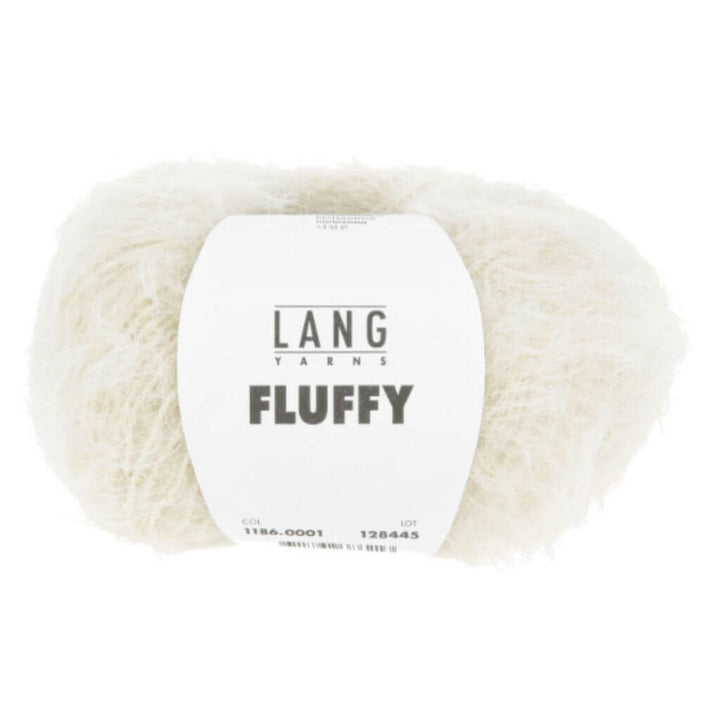 Lang Yarns Fluffy, Farbe 001 Weiss – Synthetik bei Lieblingsgarn