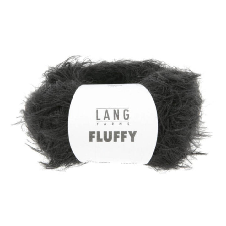 Lang Yarns Fluffy, Farbe 004 Schwarz – Synthetik bei Lieblingsgarn