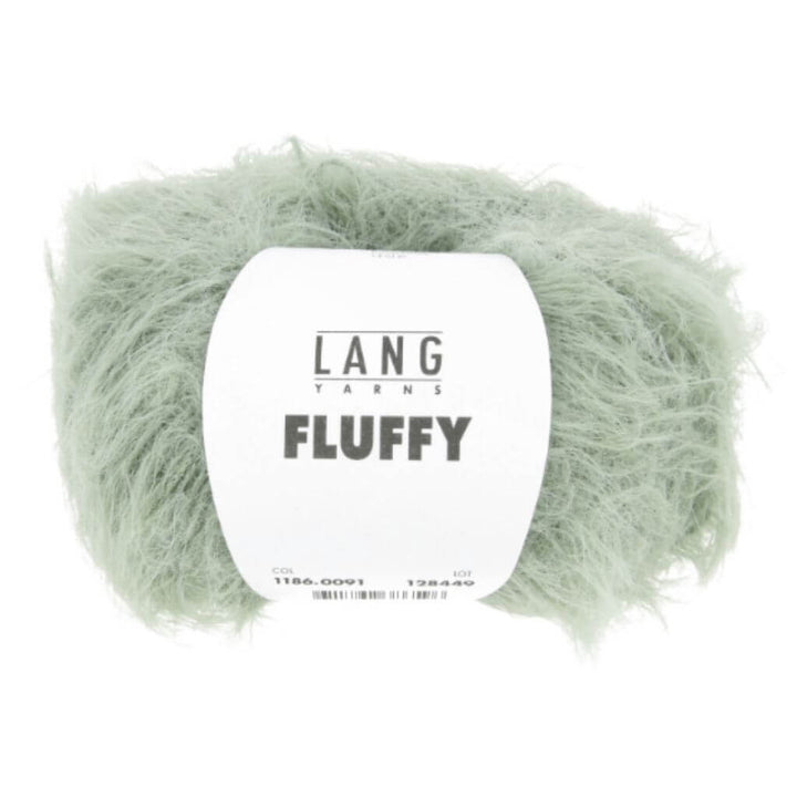 Lang Yarns Fluffy, Farbe 091 Pastellgrün – Synthetik bei Lieblingsgarn