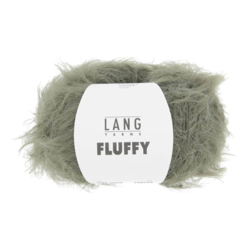 Lang Yarns Fluffy, Farbe 099 Krokodilgrün – Synthetik bei Lieblingsgarn