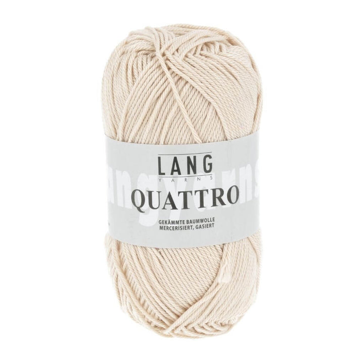 Lang Yarns Quattro, Farbe 2 Creme – Baumwolle bei Lieblingsgarn