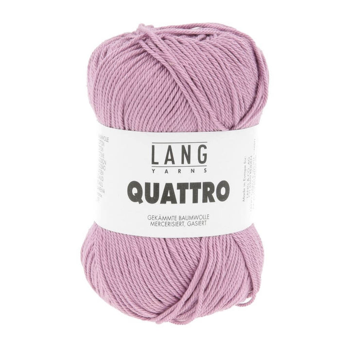 Lang Yarns Quattro, Farbe 045 Mauve – Baumwolle bei Lieblingsgarn