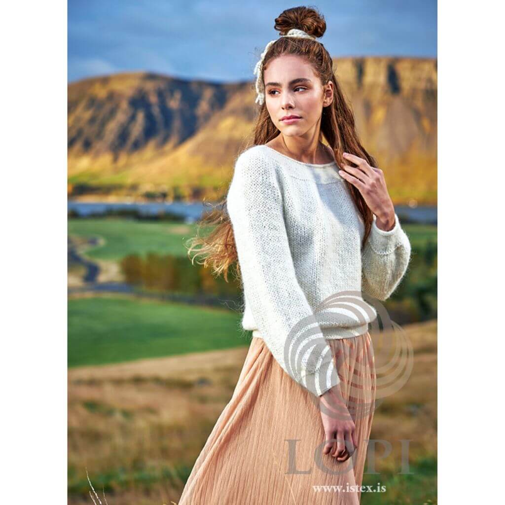 Lopi Pattern Pullover Saga án fléttu Strickanleitung - Lopi (PDF) bei bei bei bei bei bei bei bei bei bei Lieblingsgarn