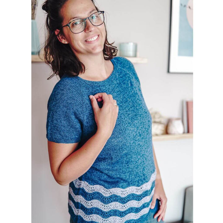 Carolin Balmes Lunas Tee Shirt Strickanleitung - Carolin Balmes (PDF) Lieblingsgarn