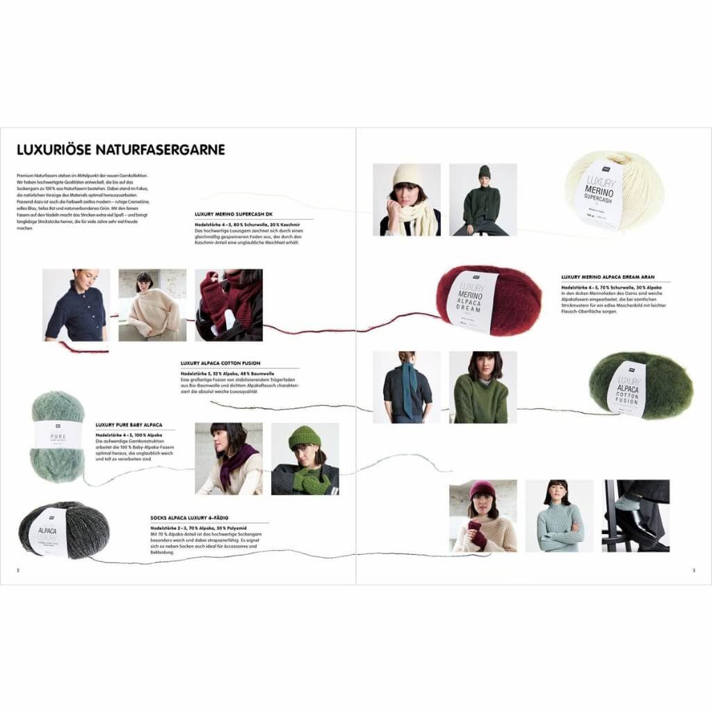 Rico Design Luxury Knits - Premium Natural Fibres bei bei bei bei bei bei bei bei bei bei bei bei bei bei bei Lieblingsgarn