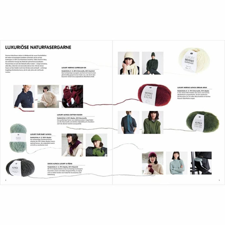 Rico Design Luxury Knits - Premium Natural Fibres bei bei bei bei bei bei bei bei bei bei bei bei bei bei bei Lieblingsgarn