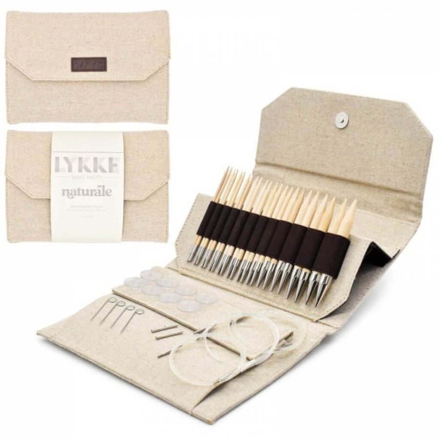 Lykke Needles Lykke Nadelspitzen-Set Naturale Beige Lieblingsgarn