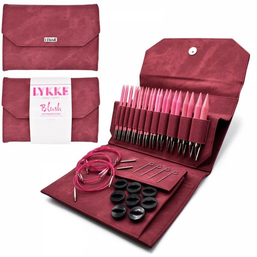 Lykke Needles Lykke Rundstricknadeln Set - Blush Crimson Lieblingsgarn