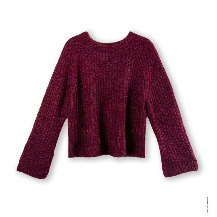 Lana Grossa Pullover Halbpatent Raglan Strickanleitung – Bild 2 von 2 bei bei bei bei bei bei bei bei Lieblingsgarn