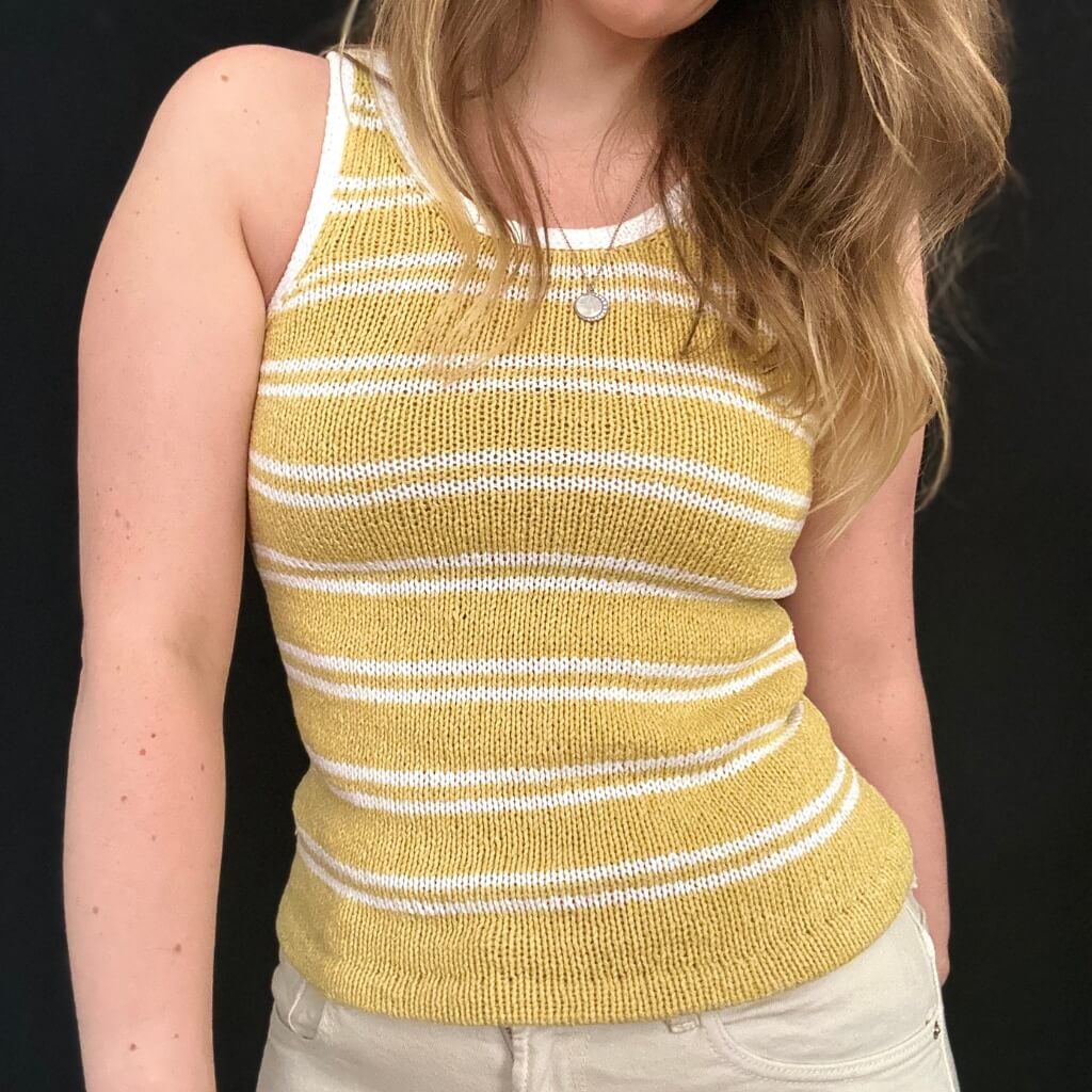 Mabelle Knitting Belle Tank Top Strickanleitung - Mabelle Knitting (PDF) Lieblingsgarn