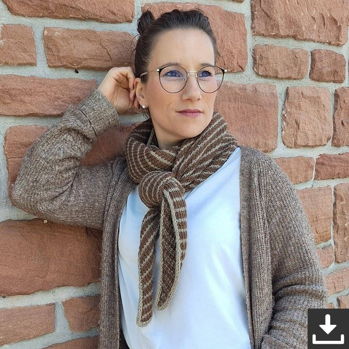 Madame Nadelspiel Pattern Schal Hedi Hug Strickanleitung - Madame Nadelspiel (PDF) bei bei bei bei bei bei Lieblingsgarn